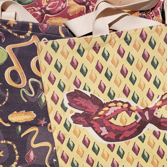Mardi Gras Totes - NEW - Picture 2 of 8